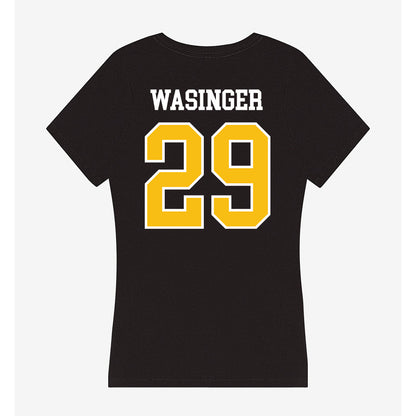 FHSU - NCAA Baseball : Carson Wasinger - Women's V-Neck T-Shirt-1