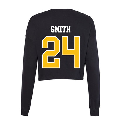 FHSU - NCAA Football : Jakobe Smith - Women's Cropped Crew Fleece-1