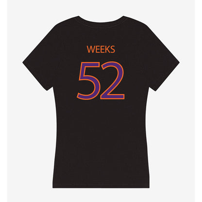 HWS - NCAA Football : Conor Weeks - Women's V-Neck T-Shirt-1