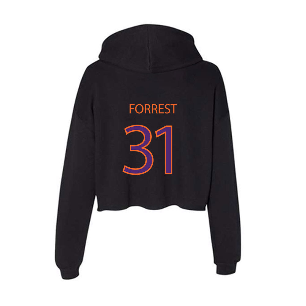 HWS - NCAA Baseball : Charlie Forrest - Women's Crop Fleece Hoodie-1