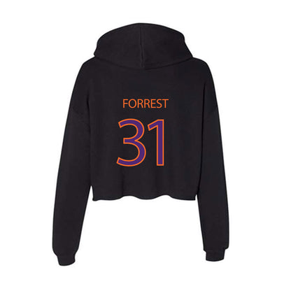 HWS - NCAA Baseball : Charlie Forrest - Women's Crop Fleece Hoodie-1
