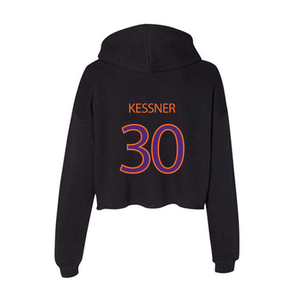 HWS - NCAA Football : Sean Kessner - Women's Crop Fleece Hoodie-1