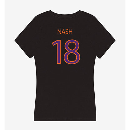 HWS - NCAA Baseball : Teck Nash - Women's V-Neck T-Shirt-1