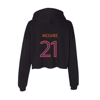 HWS - NCAA Football : Mike McGhee - Women's Crop Fleece Hoodie-1