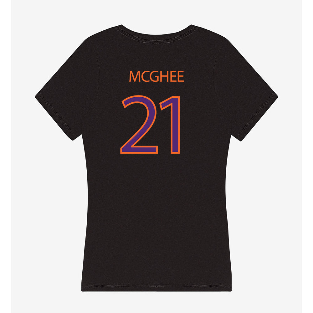 HWS - NCAA Football : Michael McGhee - Women's V-Neck T-Shirt-1