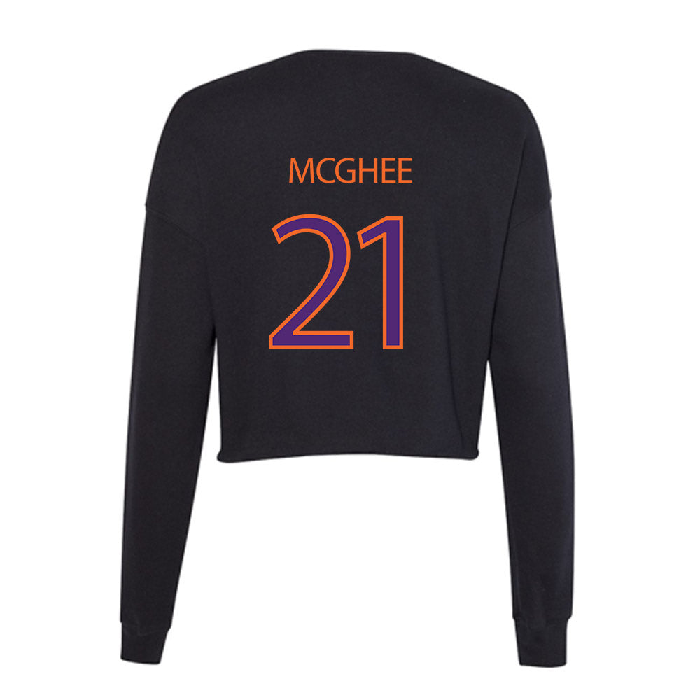 HWS - NCAA Football : Mike McGhee - Women's Cropped Crew Fleece-1