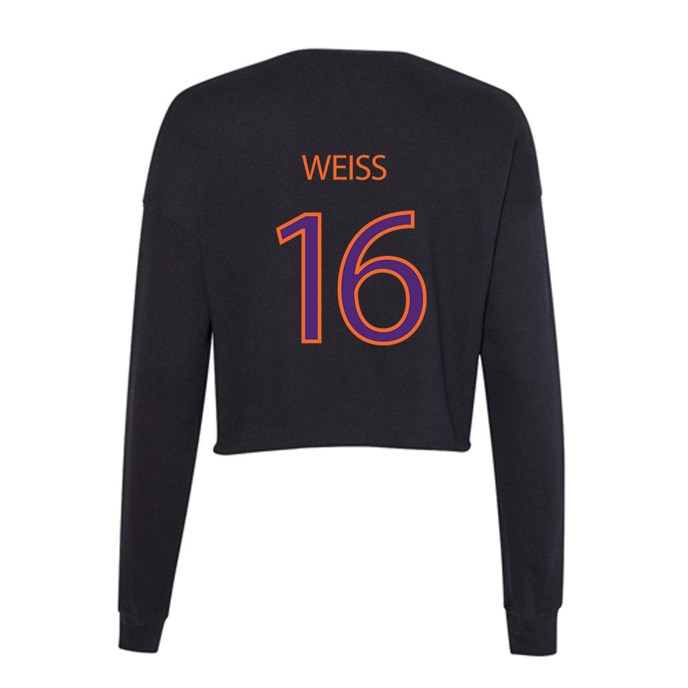 HWS - NCAA Football : Jeremy Weiss - Women's Cropped Crew Fleece-1
