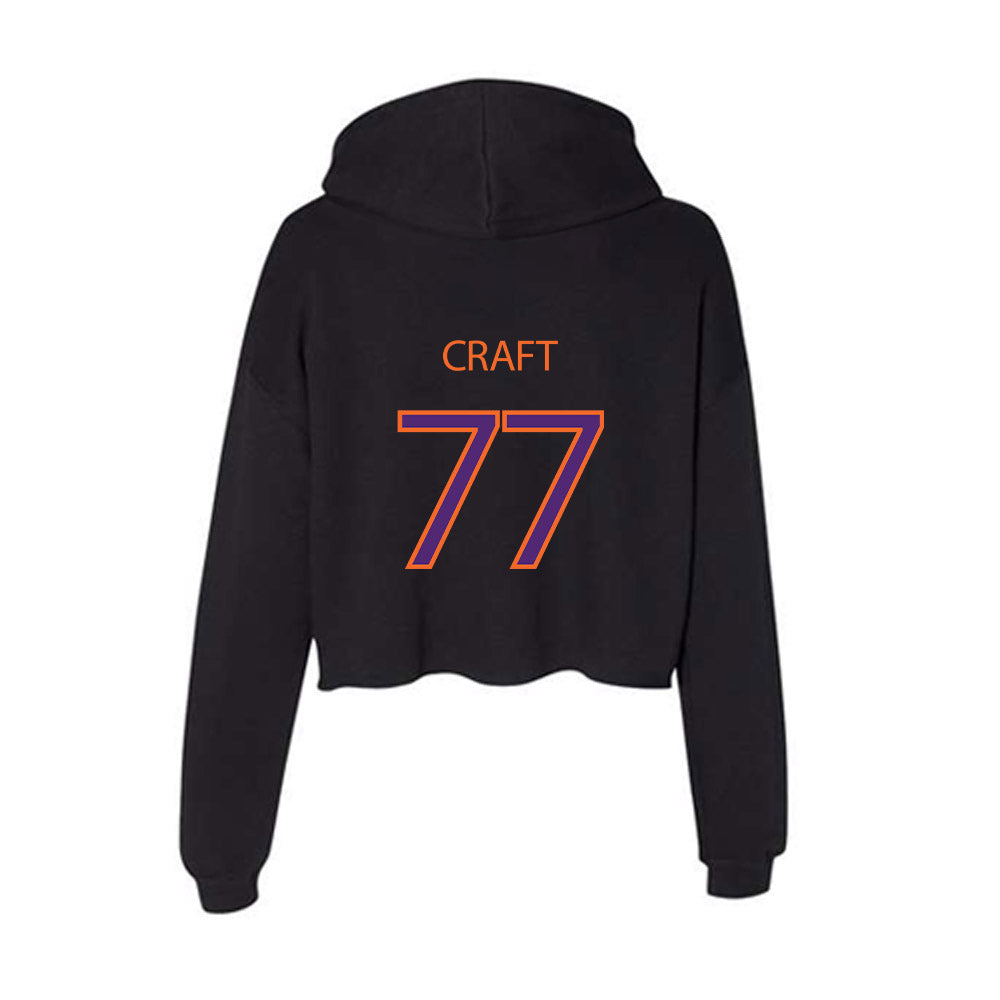 HWS - NCAA Men's Lacrosse : Colman Craft - Women's Crop Fleece Hoodie-1