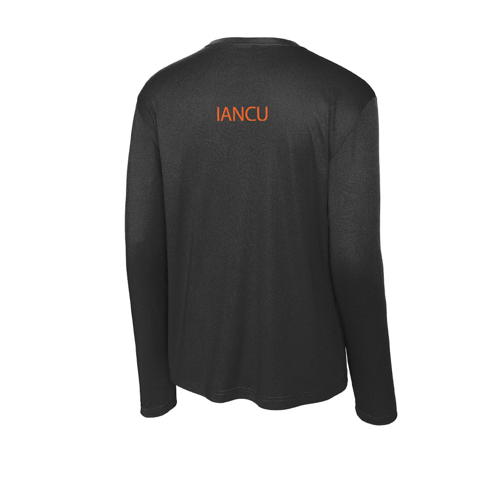 HWS - NCAA Men's Swimming & Diving : Sebastian Iancu - Activewear Long Sleeve T-Shirt-1