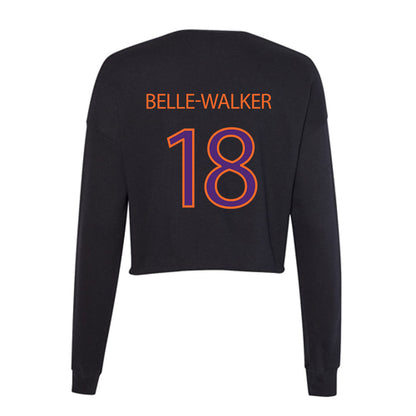HWS - NCAA Men's Lacrosse : Jabril Belle-Walker - Women's Cropped Crew Fleece-1