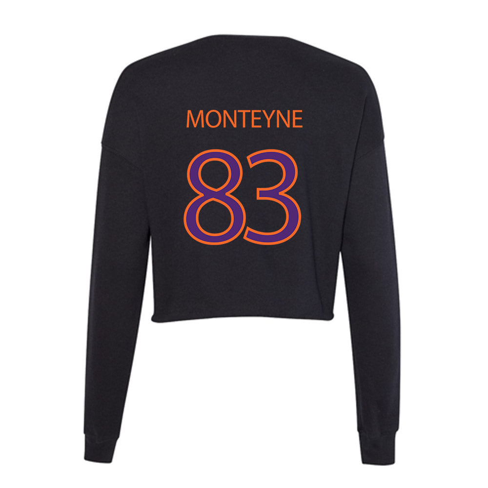 HWS - NCAA Football : Luke Monteyne - Women's Cropped Crew Fleece-1