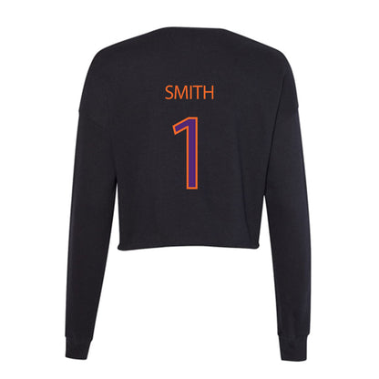 HWS - NCAA Football : Alex Smith - Women's Cropped Crew Fleece-1
