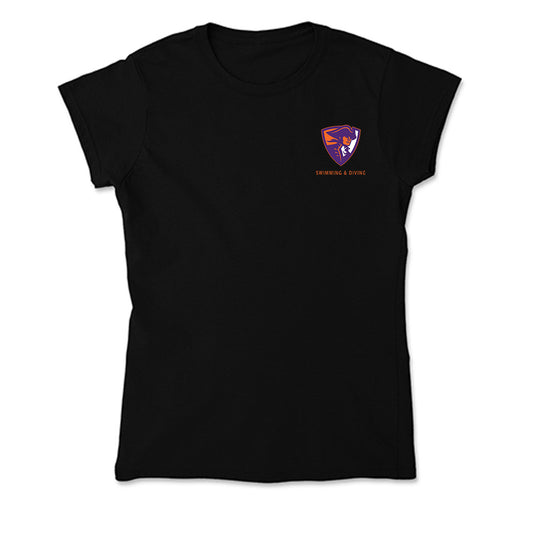 HWS - NCAA Men's Swimming & Diving : Sebastian Iancu - Soft Style Women’s T-Shirt-0
