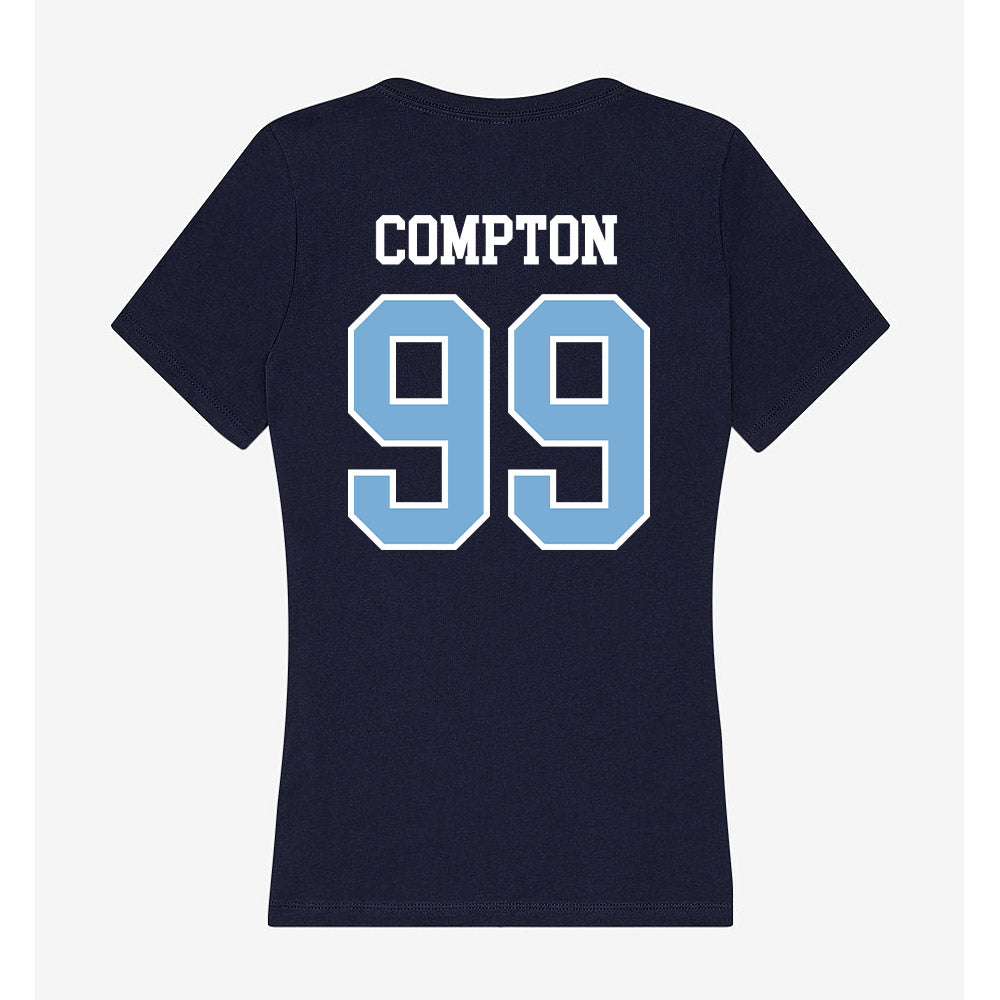 UNC - NCAA Softball : Carly Compton - Women's V-Neck T-Shirt-1