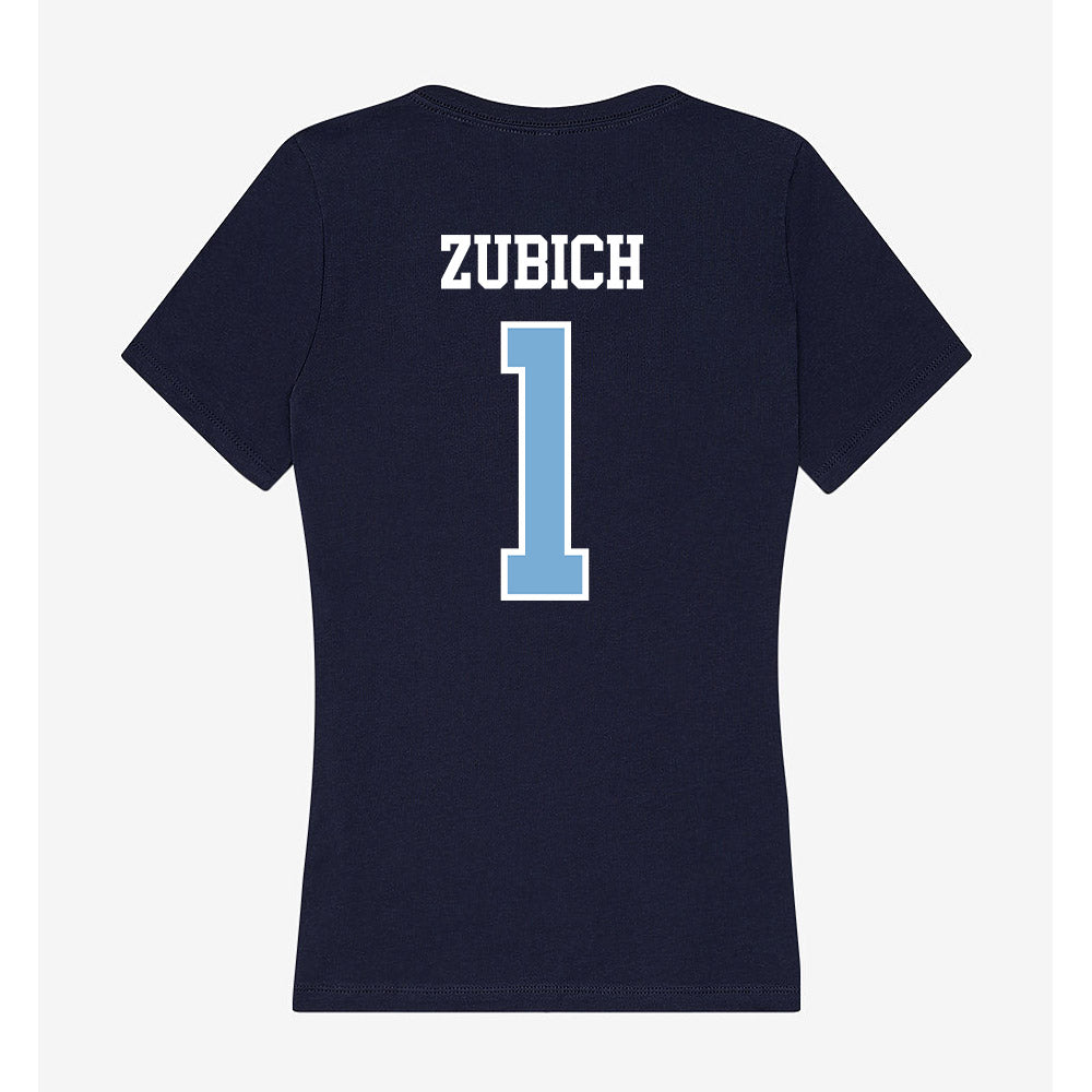 UNC - NCAA Women's Basketball : Jordan Zubich - Women's V-Neck T-Shirt-1