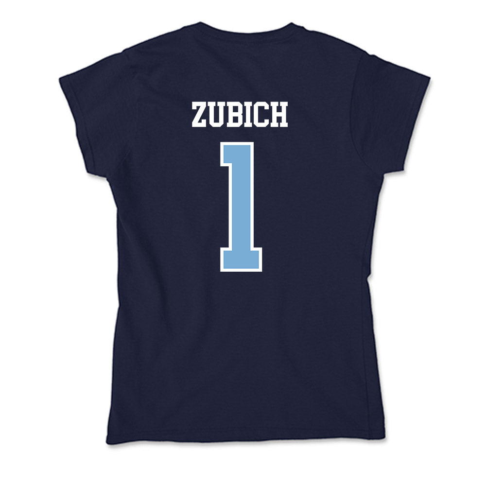 UNC - NCAA Women's Basketball : Jordan Zubich - Soft Style Women’s T-Shirt-1