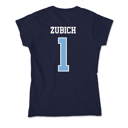 UNC - NCAA Women's Basketball : Jordan Zubich - Soft Style Women’s T-Shirt-1