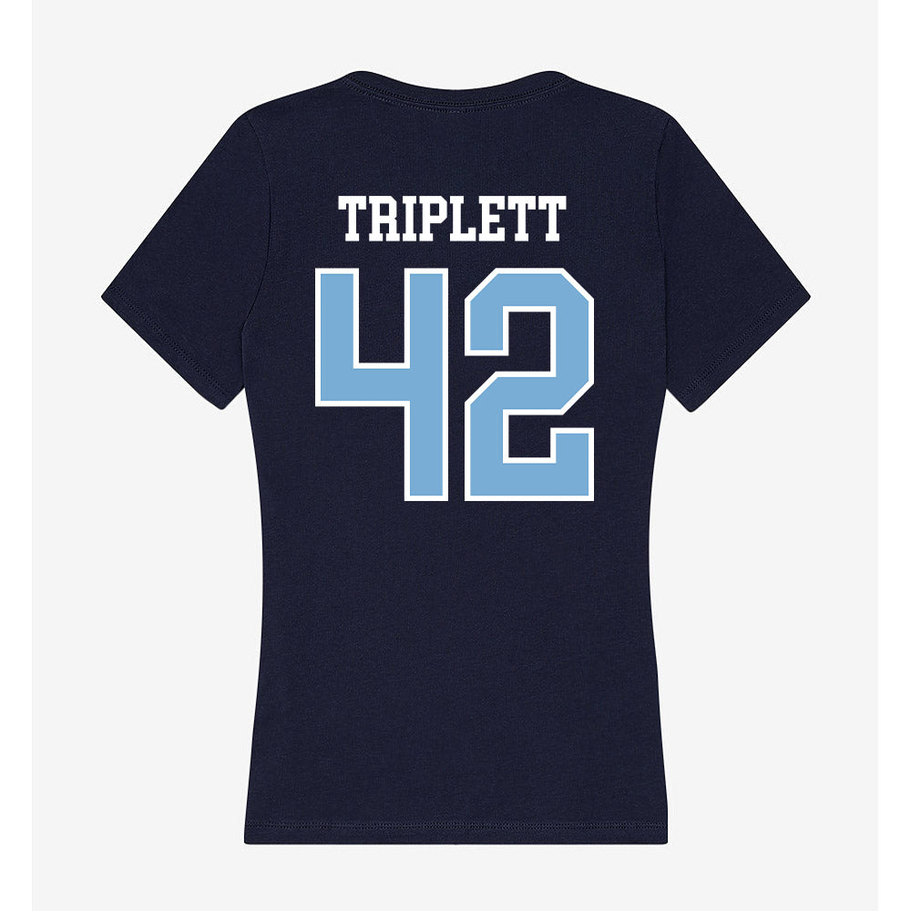 UNC - NCAA Football : Spencer Triplett - Women's V-Neck T-Shirt-1