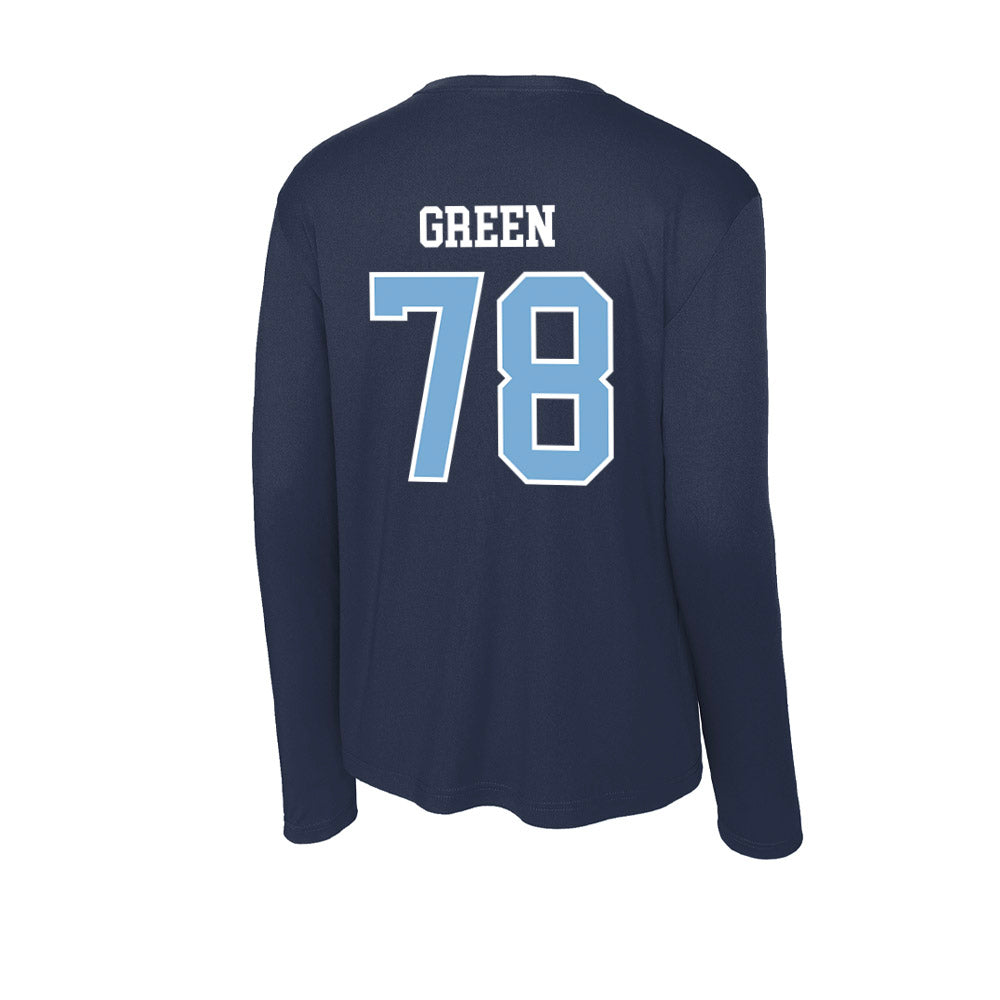UNC - NCAA Football : Trevyon Green - Activewear Long Sleeve T-Shirt-1