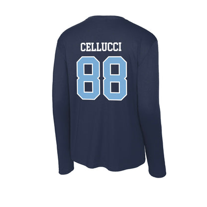 UNC - NCAA Men's Lacrosse : Chase Cellucci - Activewear Long Sleeve T-Shirt-1