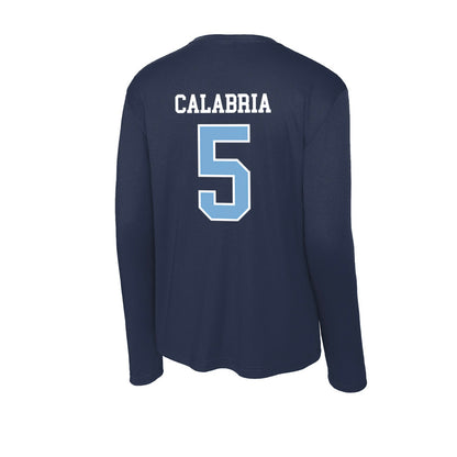 UNC - NCAA Women's Lacrosse : Tess Calabria - Activewear Long Sleeve T-Shirt-1