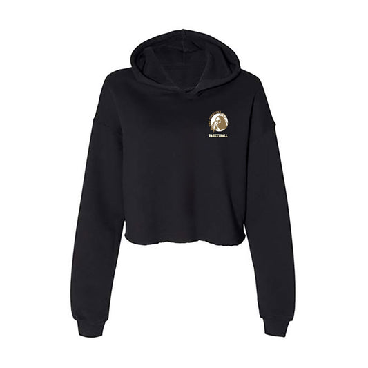 UNC Pembroke - NCAA Men's Basketball : Demar Anderson - Classic Shersey Women's Crop Fleece Hoodie-0