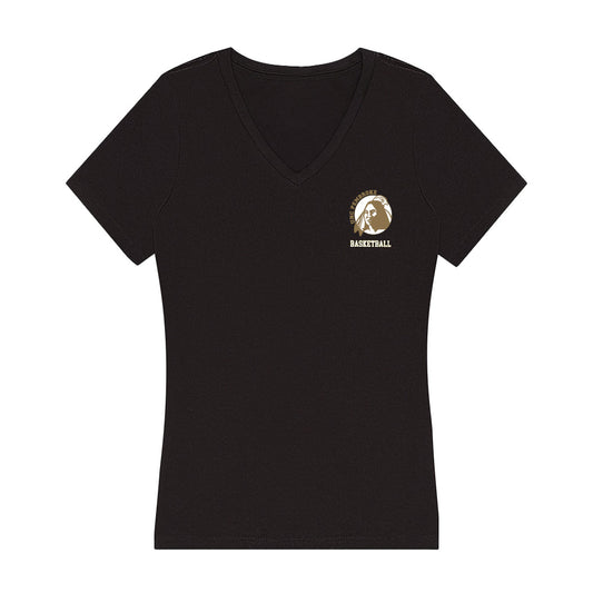 UNC Pembroke - NCAA Women's Basketball : Amanda Sacoto - Classic Shersey Women's V-Neck T-Shirt-0