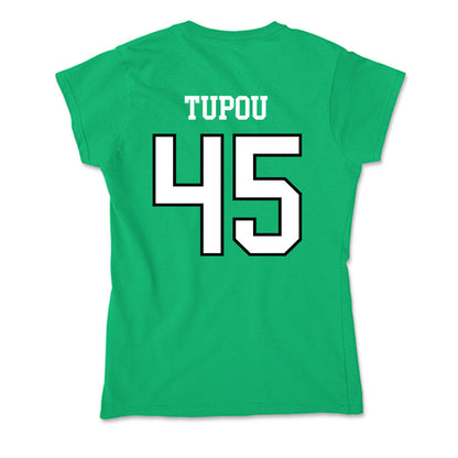 Adams State - NCAA Football : Leo Tupou - Soft Style Women’s T-Shirt-1