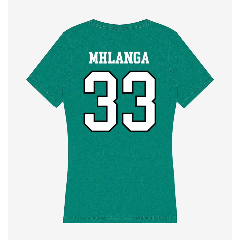 Adams State - NCAA Football : Brycen Mhlanga - Women's V-Neck T-Shirt-1