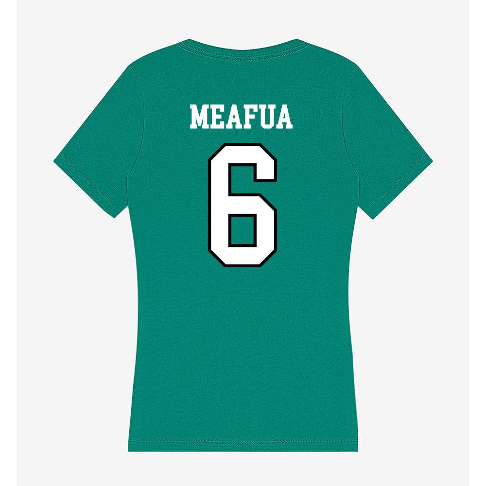 Adams State - NCAA Football : Ren Meafua - Women's V-Neck T-Shirt-1