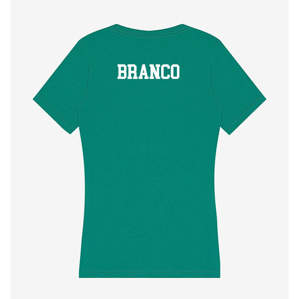 Adams State - NCAA Men's Swimming & Diving : Eric Branco - Women's V-Neck T-Shirt-1