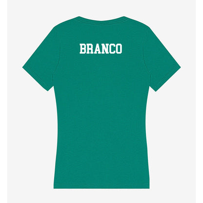 Adams State - NCAA Men's Swimming & Diving : Eric Branco - Women's V-Neck T-Shirt-1