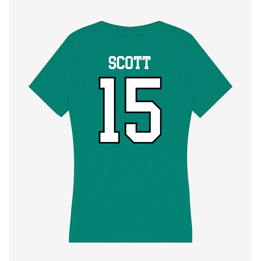 Adams State - NCAA Football : Shirley Scott - Women's V-Neck T-Shirt-1