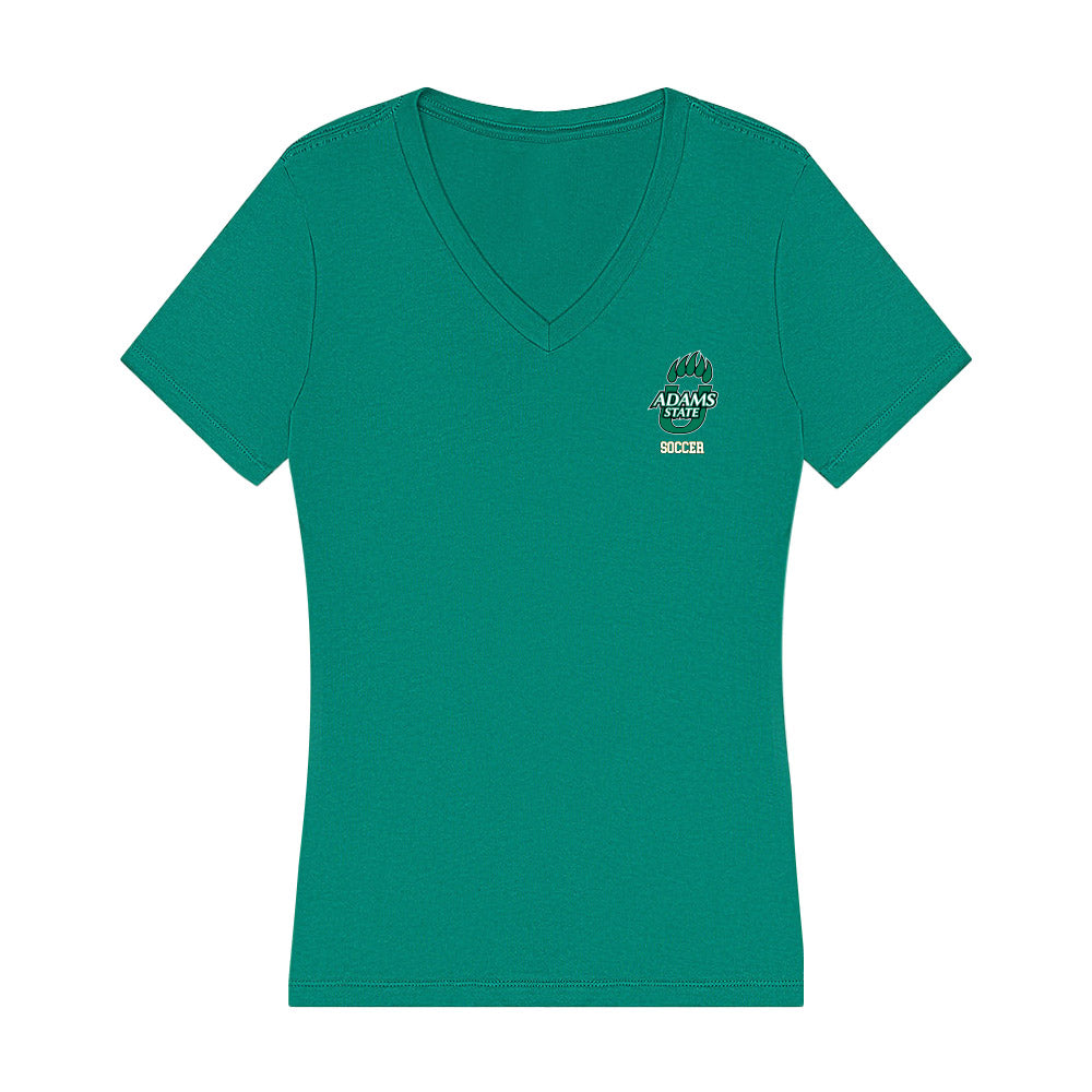 Adams State - NCAA Men's Soccer : Daniel Vasquez - Women's V-Neck T-Shirt-0