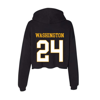 Albany State - NCAA Women's Basketball : Quantrese Washington - Women's Crop Fleece Hoodie-1