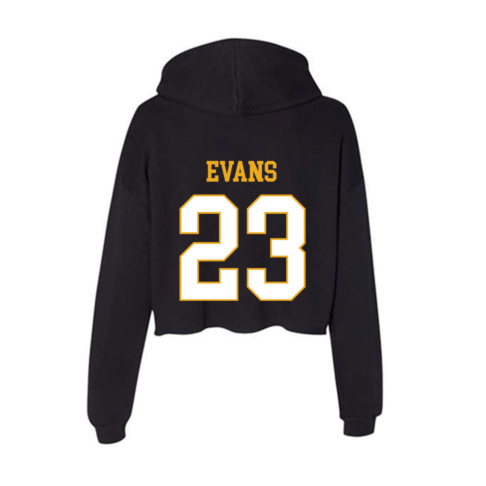 Albany State - NCAA Men's Basketball : Cameron Evans - Women's Crop Fleece Hoodie-1