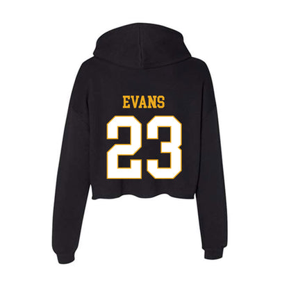 Albany State - NCAA Men's Basketball : Cameron Evans - Women's Crop Fleece Hoodie-1