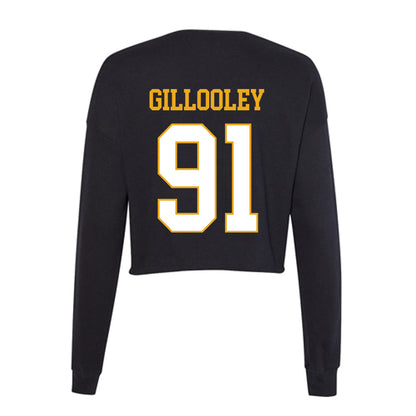 Albany State - NCAA Football : Garrett Gillooley - Women's Cropped Crew Fleece-1