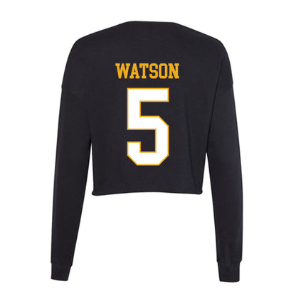 Albany State - NCAA Women's Volleyball : Jayda Watson - Women's Cropped Crew Fleece-1