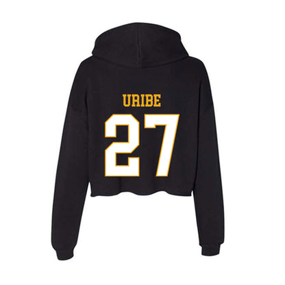 Albany State - NCAA Baseball : Mylon Uribe - Women's Crop Fleece Hoodie-1