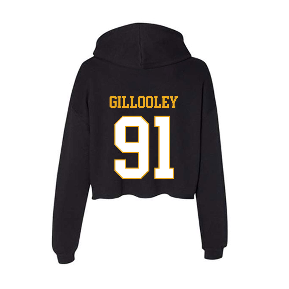Albany State - NCAA Football : Garrett Gillooley - Women's Crop Fleece Hoodie-1