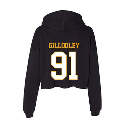 Albany State - NCAA Football : Garrett Gillooley - Women's Crop Fleece Hoodie-1