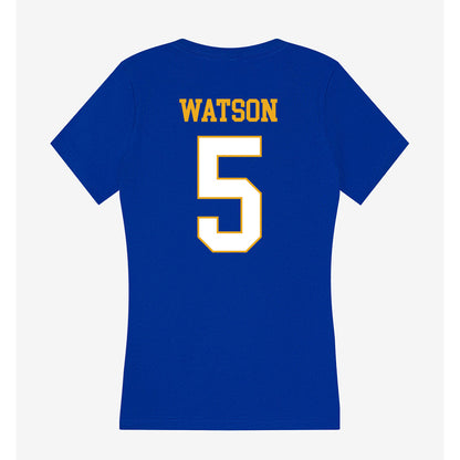 Albany State - NCAA Women's Volleyball : Jayda Watson - Women's V-Neck T-Shirt-1