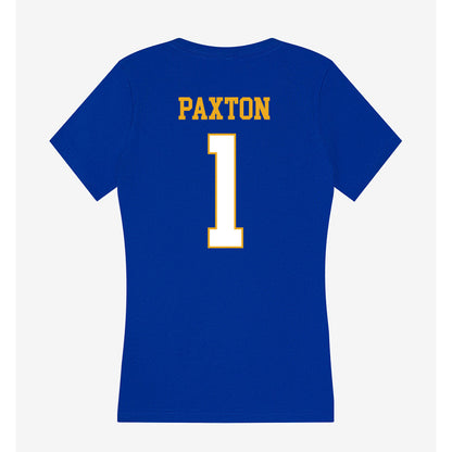 Albany State - NCAA Women's Basketball : Na'Haviya Paxton - Women's V-Neck T-Shirt-1