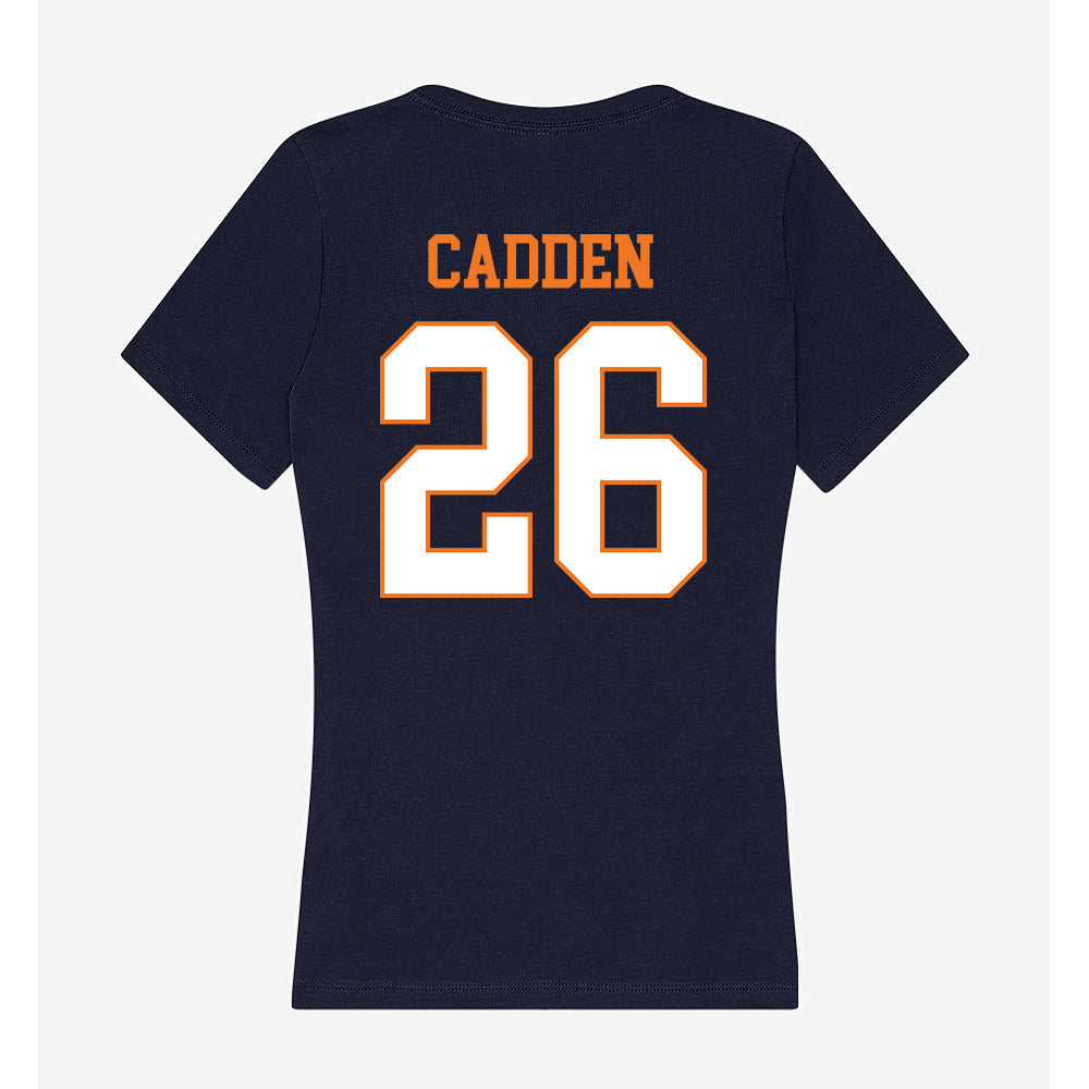 Bucknell - NCAA Football : Michael Cadden - Women's V-Neck T-Shirt-1