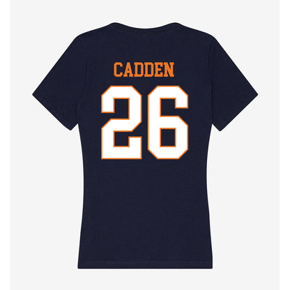 Bucknell - NCAA Football : Michael Cadden - Women's V-Neck T-Shirt-1