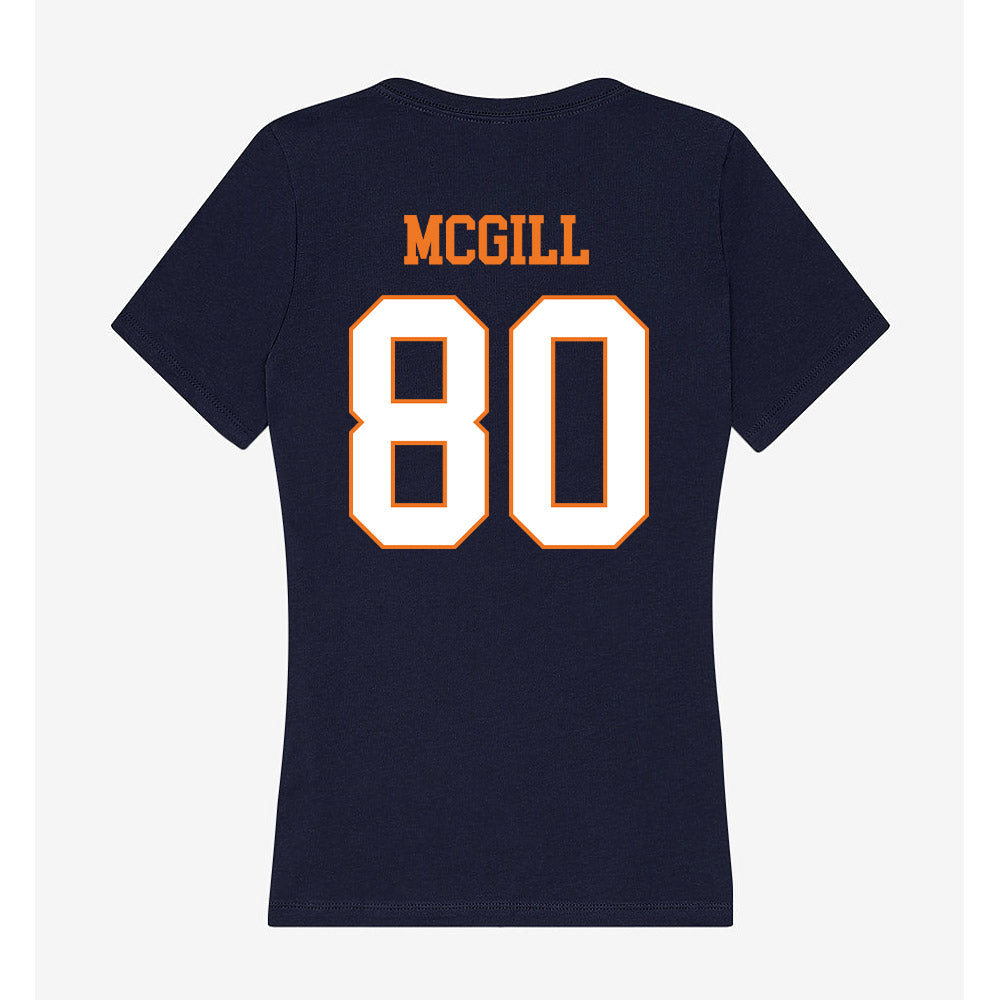 Bucknell - NCAA Football : Jack McGill - Women's V-Neck T-Shirt-1