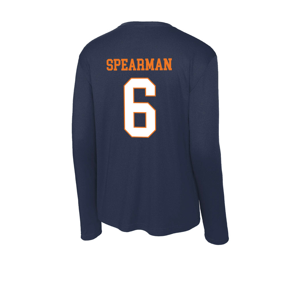 Bucknell - NCAA Football : Jaiden Spearman - Activewear Long Sleeve T-Shirt-1