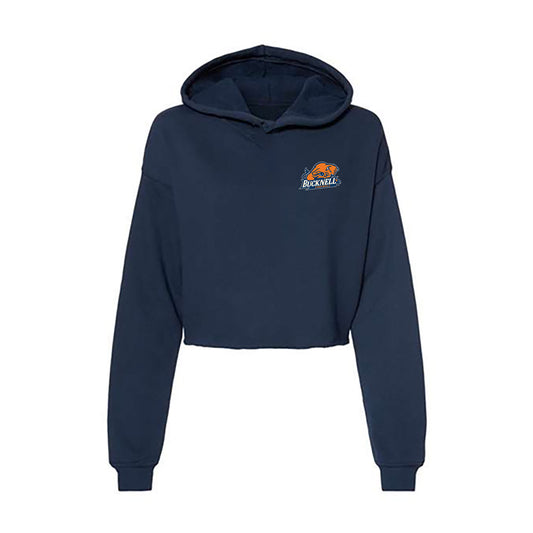 Bucknell - NCAA Football : Franco Muscatello - Women's Crop Fleece Hoodie-0