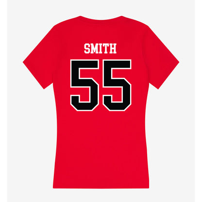 UCM - NCAA Football : Noah Smith - Women's V-Neck T-Shirt-1